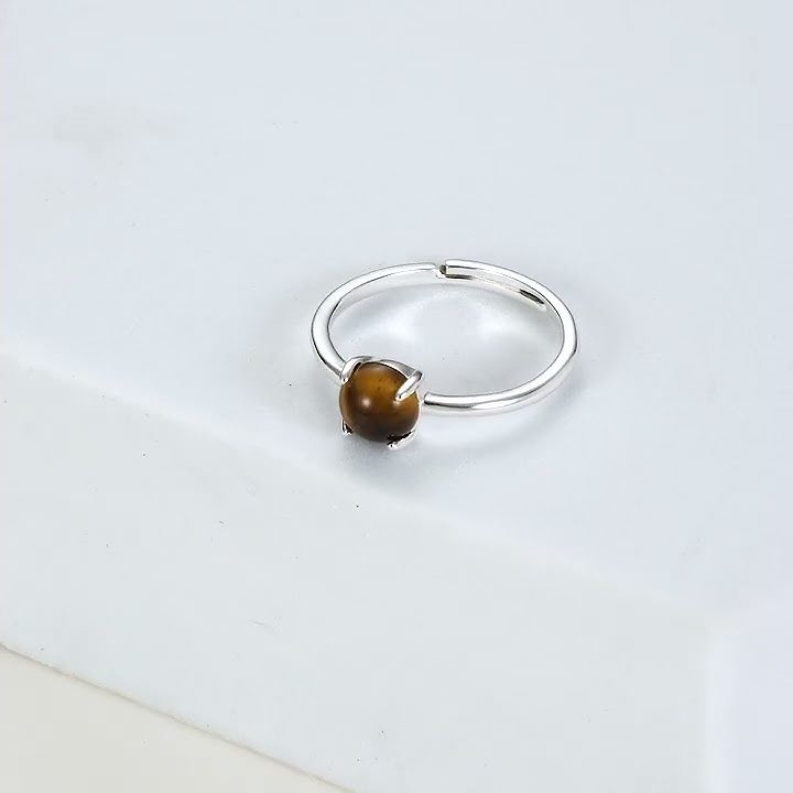 Tigers Eye Ring by Philip Jones Jewellery