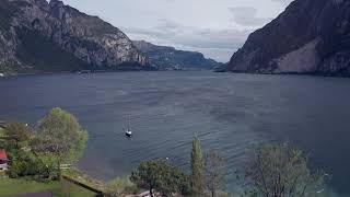 Abbadia Lariana   Wind & Kite Surfers on Como Lake