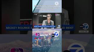 Mickey Rourke evicted over $60,000 in unpaid rent after turning down $100,000 in donations.