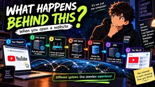 What Happens When You Type a URL 🌐 The Hidden Journey Behind Every Website