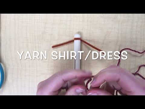 Clothespin Worry Doll Step 1