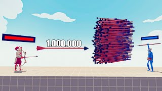 EVERY GOD vs 1.000.000 DAMAGE ARCHER - TABS / Totally Accurate Battle Simulator