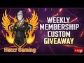 Haccr Gaming Live Giveaway Is On 💥