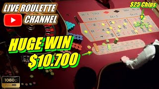 🔴 LIVE ROULETTE |🚨 HUGE WIN 💲10.700 In Las Vegas Casino 🎰 $25 Chips Inside Session ✅ 2024-05-07 screenshot 4