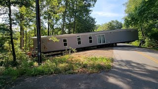 Will the MOBILE HOME Make it Down the Mountain?!  |  Shipping Container and Mobile Home Delivery!