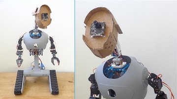 Pixy camera (pan/tilt demo) with a robot head