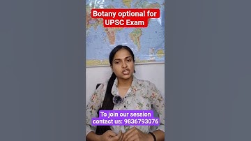 Botanie optioneel voor UPSC: hoge score, wetenschappelijke en conceptuele helderheid! #UPSC #Bota...