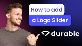 How to add a Logo Slider to Durable