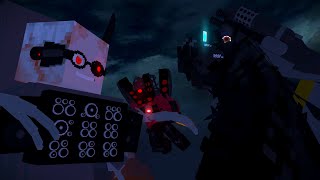 Skibidi Toilet 67 - The Titans Confront The Scientist Toilet Minecraft Animation