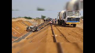 Lining Work Of Irrigation C.