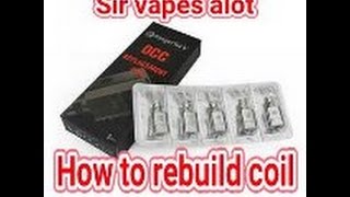 Making Rebuilding a .5 ohm coil for kangertech kbox mini - SIR VAPES ALOT EPISODE #1