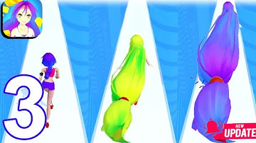 Hair Rush Part 3 Level 24 - 35 New Update - Gameplay (android, iOS) by Voodoo