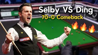 Selby COMEBACK with a 70 points behind !! 🔥🔥🔥