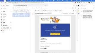 Mail Merge Preliminary Services Agreement & Docusign #integrityfranchising #docusign #igyrotraining