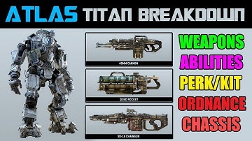 TitanFall Titans Loadouts & Setup - ALL Customization Options, Weapon Types, Abilities Gameplay