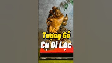 Tượng gỗ Cụ Di Lặc gỗ Bách Xanh Mộc Châu thơm - Đồ Gỗ Mỹ Nghệ PAT | Tượng Gỗ Phong Thủy#shorts
