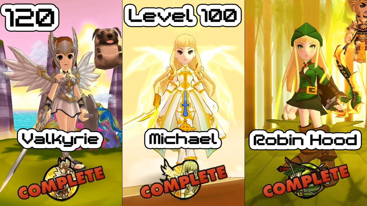 Indonesia Lost Saga (Fantasy) - Valkyrie, Michael, Robin Hood Level 100