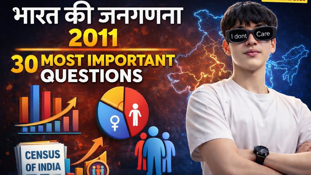 Indian Census Important Questions 2026 | भारत की जनगणना | Top 30 Questions for All Exams