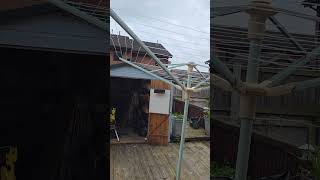 Don't drop the washing line as it's a pain to unravel #DIY #washingline #contentcreator #patience