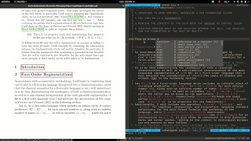 Demo Part 4: UndoTree, AutoPairs, Surround, and MultipleCursors for Writing LaTeX in Neo Vim