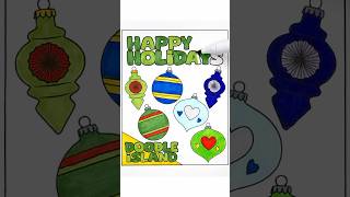 Coloring Christmas Tree Ornaments 🎄🎅| Christmas Coloring ☃️| Coloring Pages #chirstmas #coloring