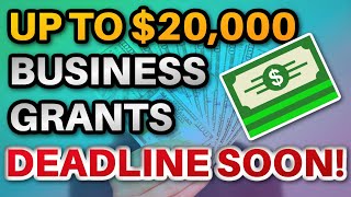 $20,000 in Business Grants Available