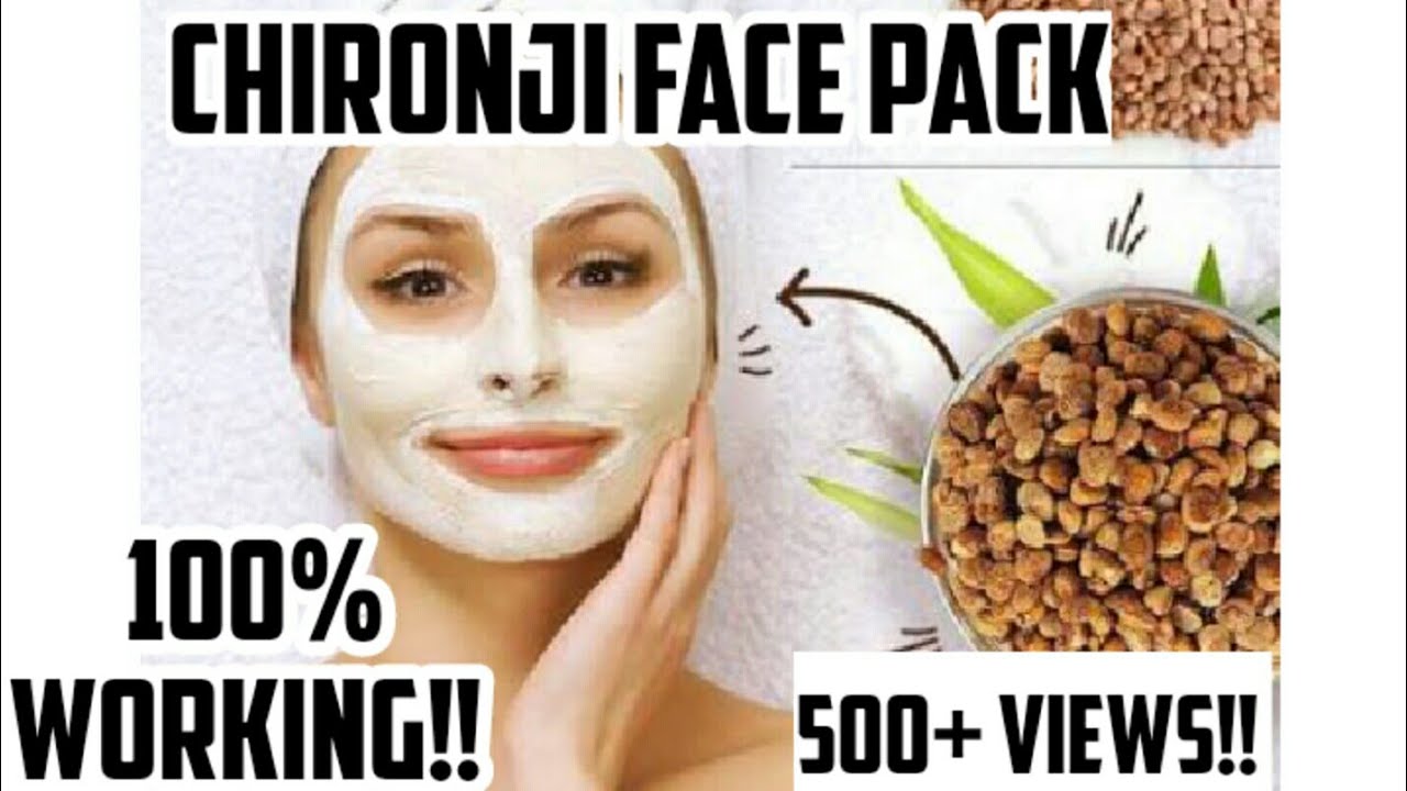 Chironji Face PackChironji ka face pack or lagane ka shi tarika Get