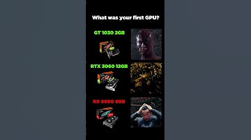 What was your first GPU : #pc #pcbuilding #pcgaming #cpu #computer #gpu #intel