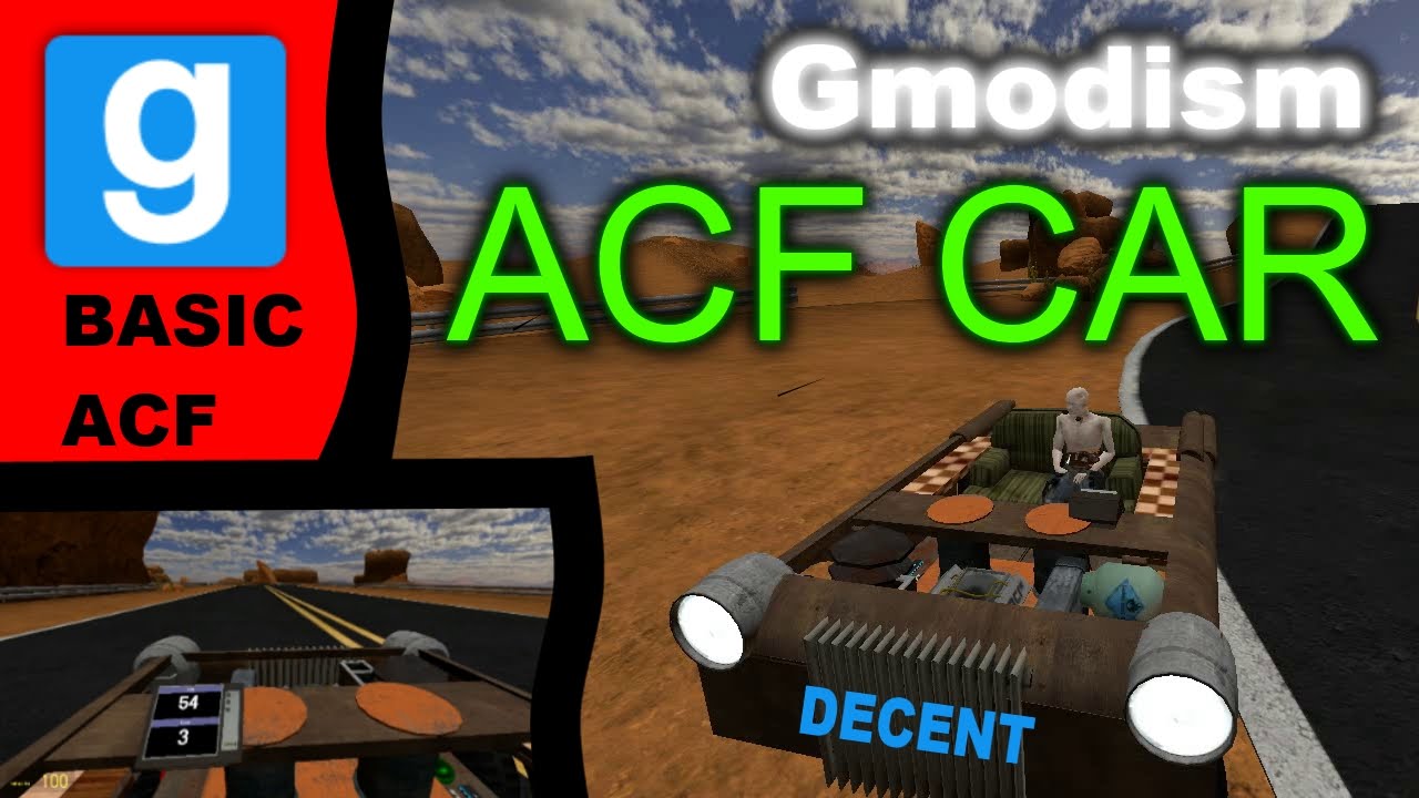 How to mod games. Gmod Showcase ACF car Pack. ACF Gmod Damage settings. Prop cars Gmod. How to make your Canon ACF Gmod.