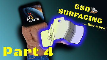 CATIA V5 Beginner Tutorial - Surface Design / GSD (Part 4)