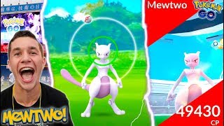 FIRST EVER MEWTWO IN POKÉMON GO CAUGHT!