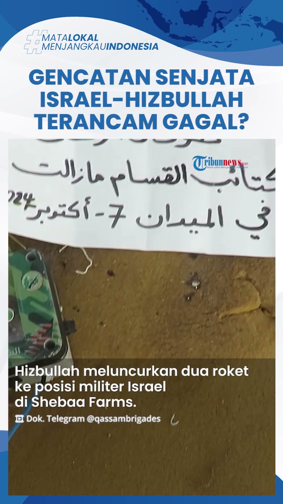 Israel dan Hizbullah Saling Serang, Gencatan Senjata Terancam Gagal, AS Minta Pelanggaran Disetop