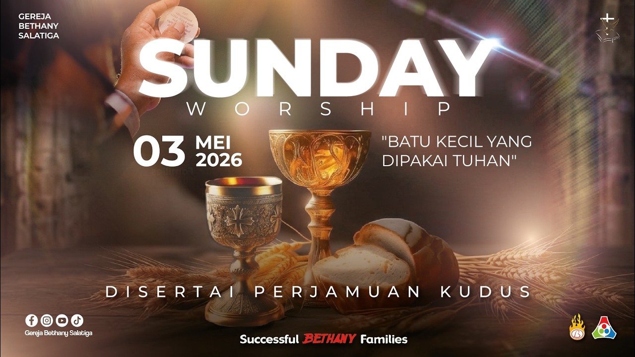 BATU KECIL YANG DIPAKAI TUHAN | PDT. BAMBANG HENGKY D. | IBADAH RAYA 5 - 3  MEI 2026