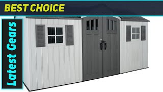 Lifetime 15x8 Ft Outdoor Storage Shed – The Ultimate Backyard Solution