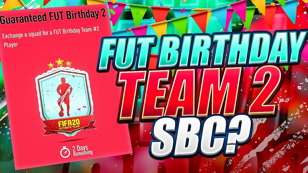 Guaranteed Fut Birthday Team 2 Sbc Fifa Youtube