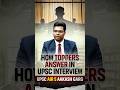 How Toppers Answer in UPSC Interview | UPSC AIR 5 AAKASH GARG