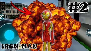 I AM IRONMAN !! - Spider Stickman Rope Hero - Vegas Gangster Crime - Part 2 screenshot 4
