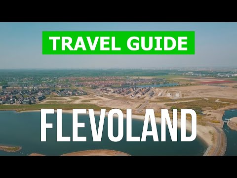 Flevoland, Netherlands | Almere city, Lelystad, Zewolde, Urk | Drone 4k video | Flevoland province