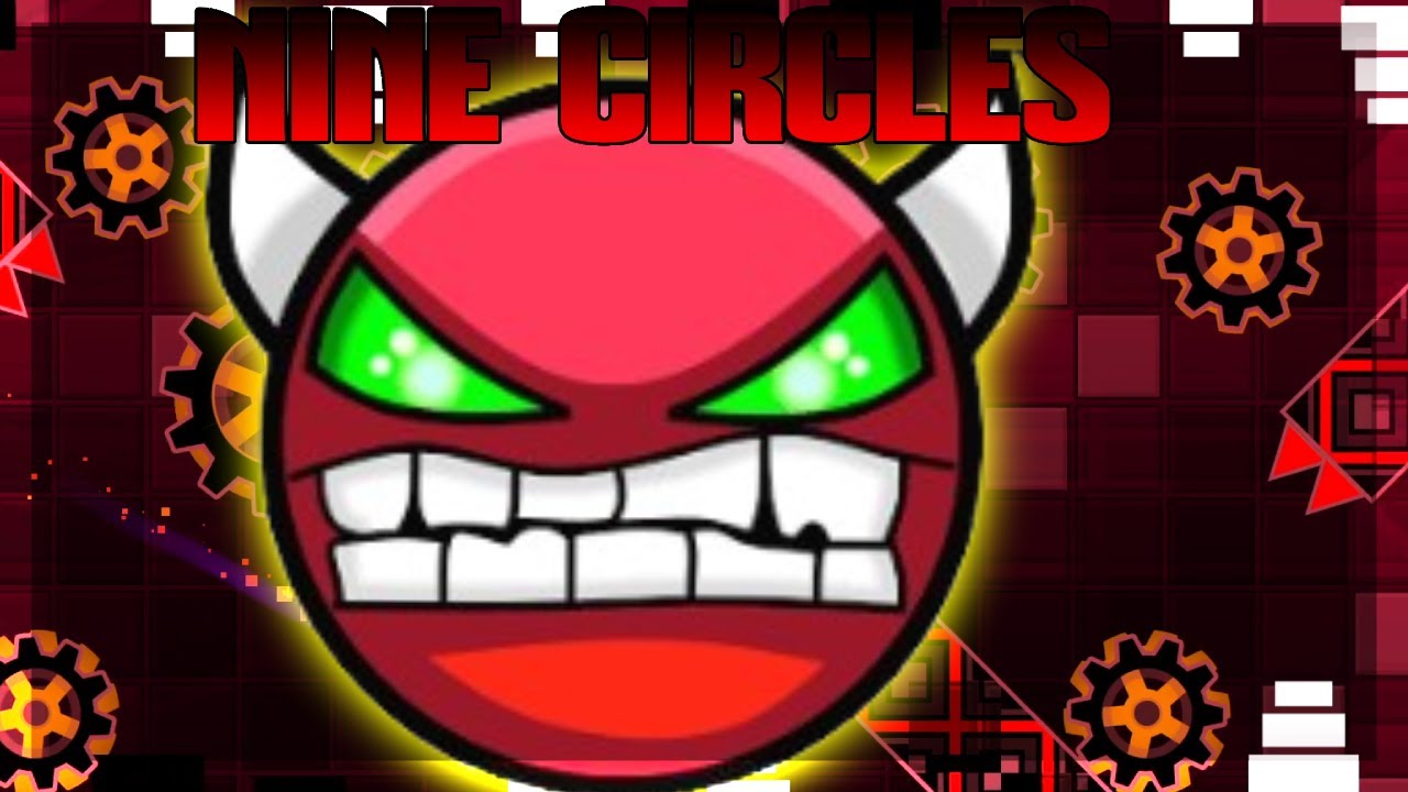Geometry Dash | Nine Circles (Hard Demon) 🔴 - YouTube