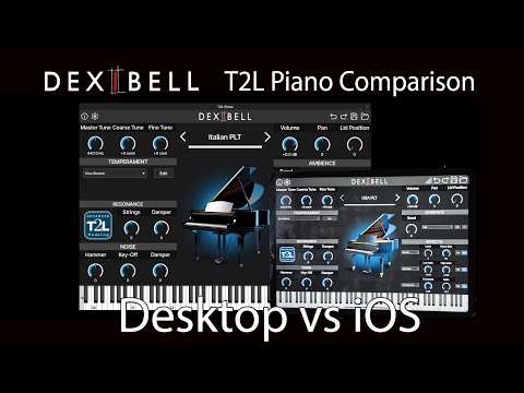 Dexibell T2L Piano iOS vs Desktop comparison by Andrea Girbaudo