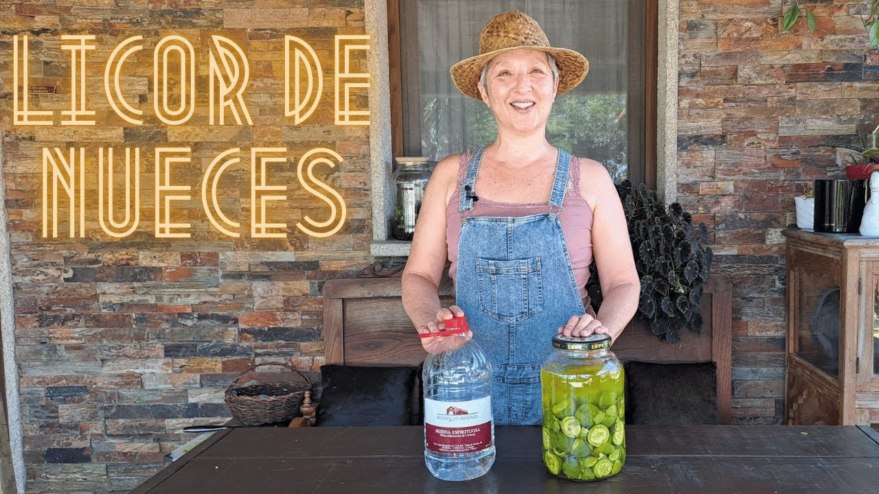 🍶 LICOR DE NUECES VERDES - LICOR DE MUERGO 🍶 PARTE #1