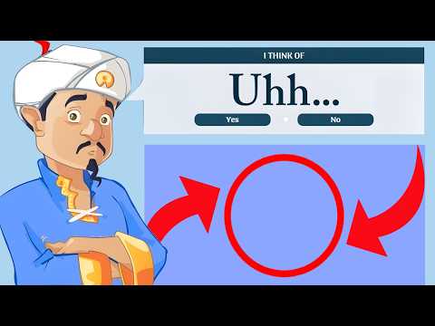 Can AKINATOR Guess.. NOTHING?