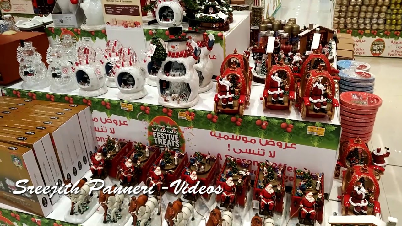 Christmas decorations in dubai markets ,and largest christmas trees in