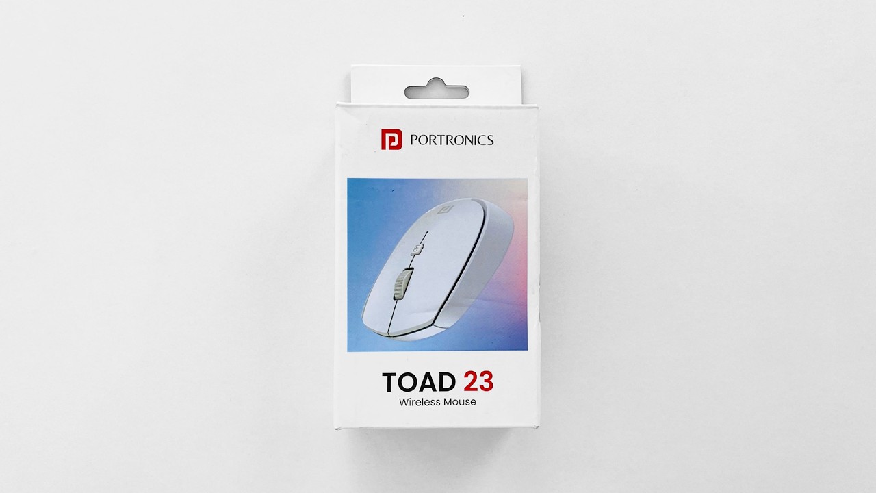 Portronics Toad 23 Wireless Mouse Unboxing | 2.4GHz | Adjustable DPI | Silent Clicks | White