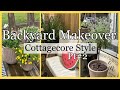 BACKYARD MAKEOVER🌼COTTAGECORE STYLE PT#2