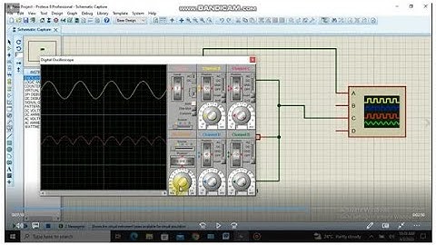 Full wave center tapped Rectifier simulation using proteus software
