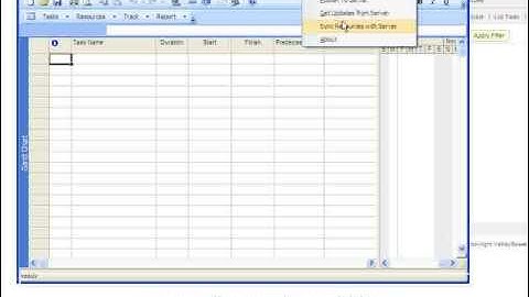 Microsoft Project Collaboration