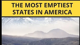 5 of the most emptiest states in America