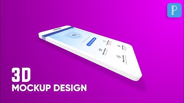 3D Phone Mockup Design - Mockup Design For Apps || Pixellab