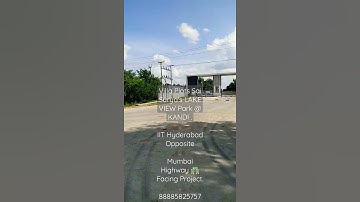 Hmda villa plots, @kandi IIT Hyderabad, Mumbai Highway Facing Project.. with Bank loan approval..